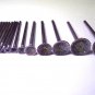 (20) 3mm Mandrel 80Q Grinding Head Concave Needle Diamond Grinding Needle