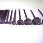 (20) 3mm Mandrel 80Q Grinding Head Concave Needle Diamond Grinding Needle
