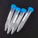 lot4 Plastic test tubes centrifuge tubes 10ml V-bottom