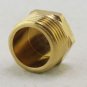 5PCS 1/2"Threaded pipe Hex Head Brass Plug Pneumatics Hydraulics Fittings