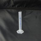lot8 Graduated Cylinder Plastic 10ml Hex Base blue&white scale