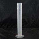lot10 Graduated Cylinder Plastic 250ml Hex Base white scale