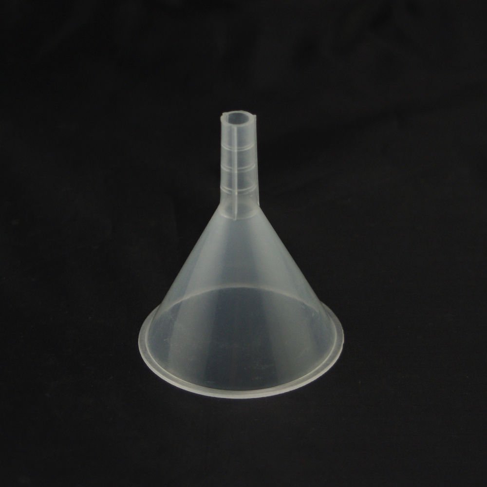 lot24 50mm plastic funnel for kitchen&lab short stem