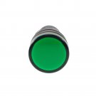 Green LED Power Indicator Signal Light 12VDC 50mm Height 22mm Diameter