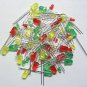 Yellow Red Green 3PC LED Indicator Light with Buzzer 24VDC 22mm Diameter