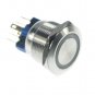 12V Red 22mm Ring LED Latching Push Button Switch indicator light /Pin Terminals