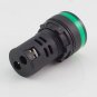 Green LED Power Indicator Signal Light 110VAC 50mm Height 22mm Diameter
