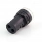 White LED Power Indicator Signal Light 12VDC 22mm Diameter 50mm Height