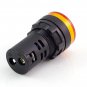Yellow LED Power Indicator Signal Light 12VDC 22mm Diameter 50mm Height