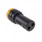 Yellow LED Indicator Light with Buzzer 110VAC 22mm Diameter  60mm Height