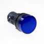 Blue LED Power Indicator Signal Light 12VDC 22mm Diameter 50mm Height