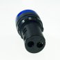 Blue LED Power Indicator Signal Light 12VDC 22mm Diameter 50mm Height