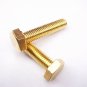 (10) Metric Thread M8*35mm Brass Outside Hex Screw Bolts