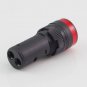 Red LED Power Indicator Signal Light 110VAC 16mm Diameter 45mm Height