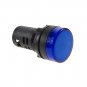 Blue LED Power Indicator Signal Light 12VDC 20mm Diameter 50mm Height
