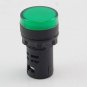 10 PCS Green LED Power Indicator Signal Light 110VAC 50mm Height 20mm Diameter