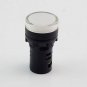 10 PCS White LED Power Indicator Signal Light 24VDC 20mm Diameter  50mm Height