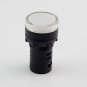 10 PCS White LED Power Indicator Signal Light 220VAC 22mm Diameter  50mm Height