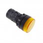 10 PCS Yellow LED Power Indicator Signal Light 110VAC 22mm Diameter 50mm Height