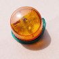 (1) 12VDC Yellow LED Beacon Warning Signal Light Lamp Spiral Fixed
