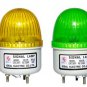 110VAC Blue MINI Beacon Warning Signal Light Lamp Spiral Fixed