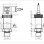 0-1MPA Transmitter Pressure Transducer 24VDC M20*1.5 Thread 4-20mA output