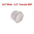 Lot5 3/4"Male -1/2" Female BSPP Reducer Solar Fitting Connector  POM