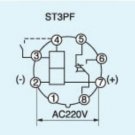 1PCS 24VAC Power off delay timer time relay 0-5min with PF083A Socket Base