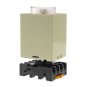1PCS 1A 110VAC Power off delay time relay 0-10 seconds with Socket base PF083A