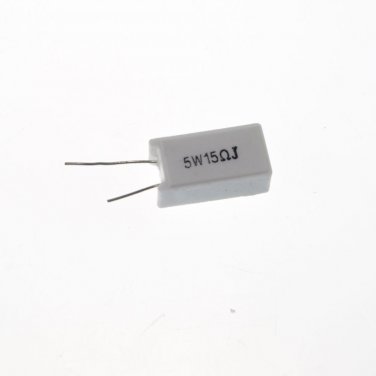 10 Pcs 5W Watt Ceramic Cement Power Resistor  15 Ohm 5%