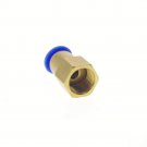 (25) Pneumatic Tube OD 6mm x 1/8" BSPT Threaded Female Jointer Connector Fitting
