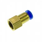 (25) Pneumatic Tube OD 8mm-1/4" BSPT Threaded Female Jointer Connector Fitting