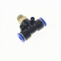 (10)  Tube OD 8mm x BSPT 1/4"  Push In Male Tee Pneumatic Connector Jointer