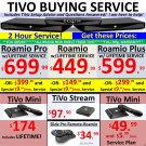 Tivo PROMO DISCOUNT Buyer's Service! Roamio Plus Pro Mini Lifetime Stream
