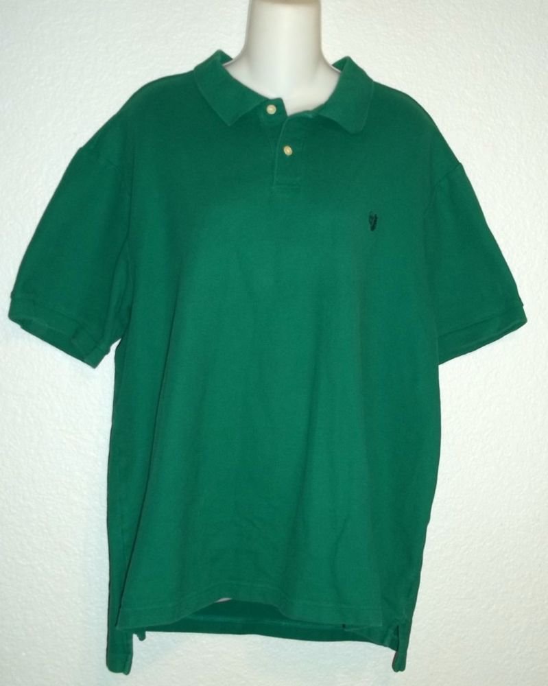 Chaps Est. 1978 Men's XXL 2XL Kelly Green Short Sleeve Cotton Polo Golf ...