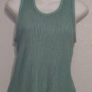 Small  4 6 Serrance Seafoam Green Sleeveless Ribbed 100% Rayon Tank Top Sweater