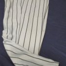 Wilson Light Gray Black Pinstriped Unisex Youth Baseball Uniform Pants Small S