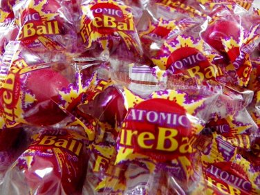ATOMIC FIREBALLS CANDY (Large Size) - Ferrara Pan Candy -5 lbs