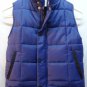 Old Navy 4 Navy Blue Puffer Vest Boys Pockets Inner Fleece Ski Fall Holiday