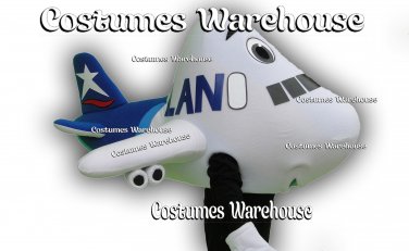 Airplane Costume Mascot