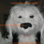 Black & White Doggie Costume Mascot ( colours available )