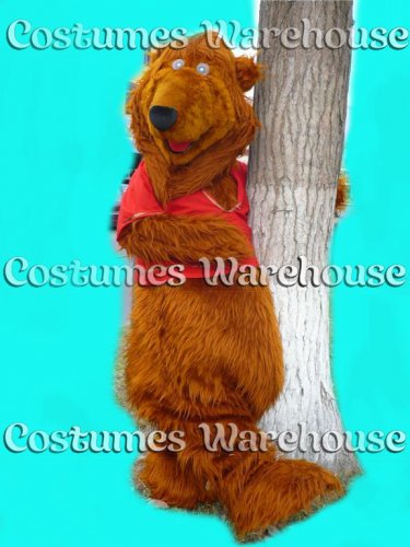 Bear the blue Costume Mascot