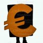 Euro Currency costume mascot