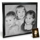Charcoal Drawing 20x24 inch, 2 people included - Portraits from Photos