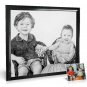 Pencil Drawing 20x24 inch, 2 people included - Photo as Drawing