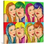 Pop Art Canvas Print from  20x24 inch, 2 people included