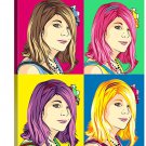 Pop Art Canvas Print from  20x24 inch, 1 person included
