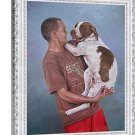 Oil paintings from photographs, 1 Pet and 1 Person, 16"x20", unframed - Photo oil painting