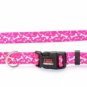 TuffLock Pink Bones Collar- Large