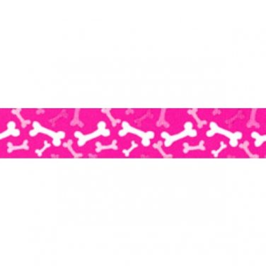 TuffLock Pink Bones Collar- Large